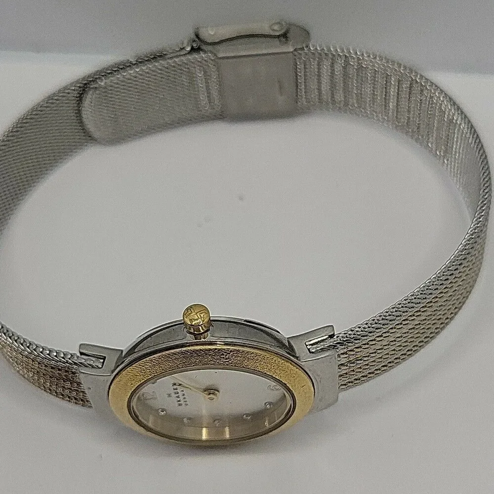 SKAGEN SKW2157 Women's Stainless Steel Analog Gold Dial Quartz Wrist Watch AM597